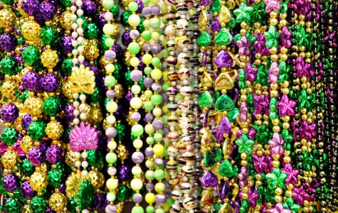 Mardi Gras Bead Zipper Bags from Beads by the Dozen, New Orleans.